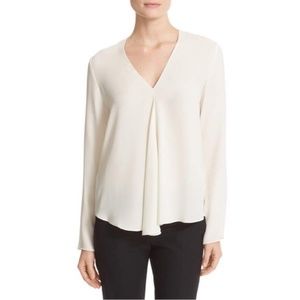Theory Ivory Meniph 100% Silk Classic GGT